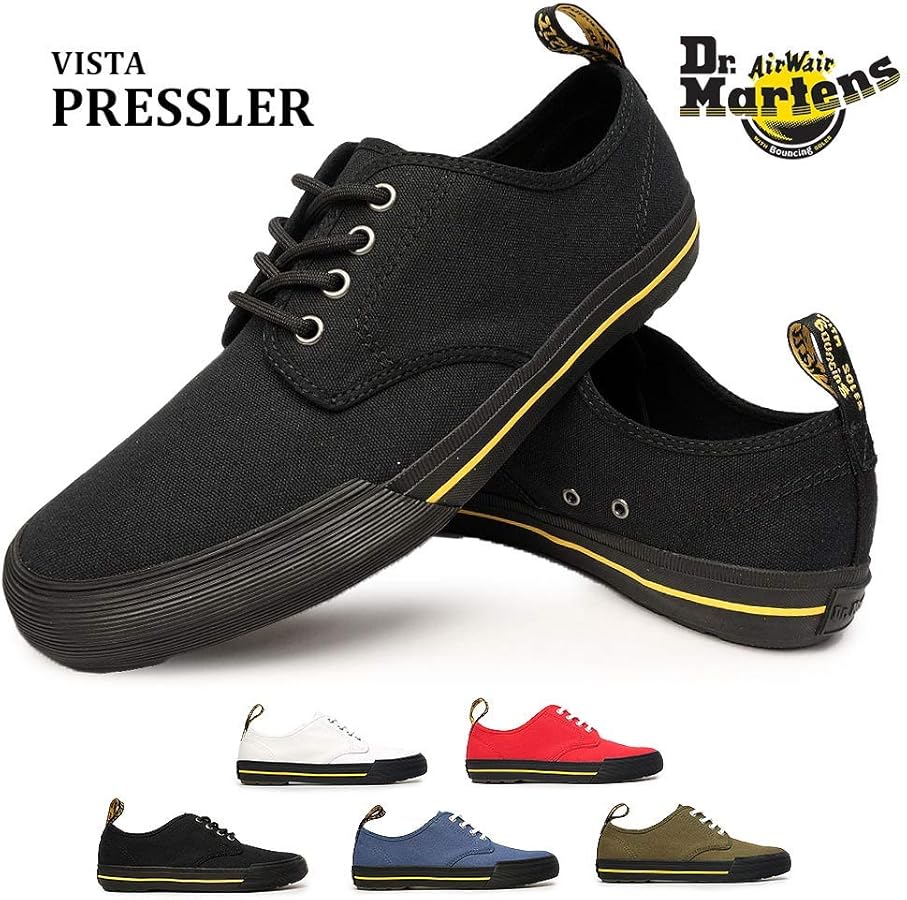 Dr. Martens PRESSLER スニーカー Dr martens Pressler 4-Eye Canvas Trainers | Dressinn スニーカー